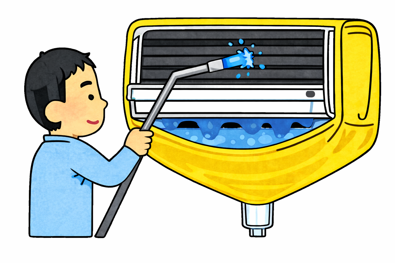 一般的なエアコンクリーニング